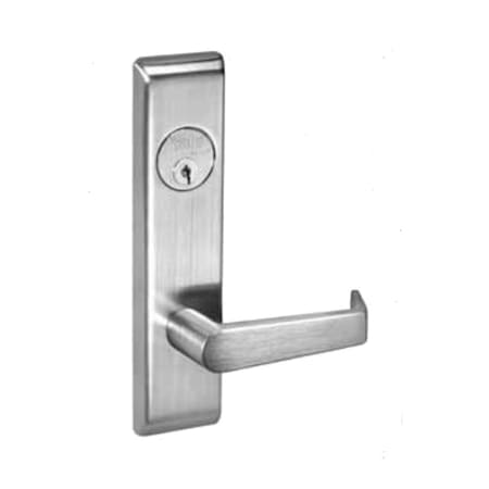 Mortise Apartment Or Dormitory Entrance Lock W/Auxiliary Latch, AUCN Trim, Bright Brass